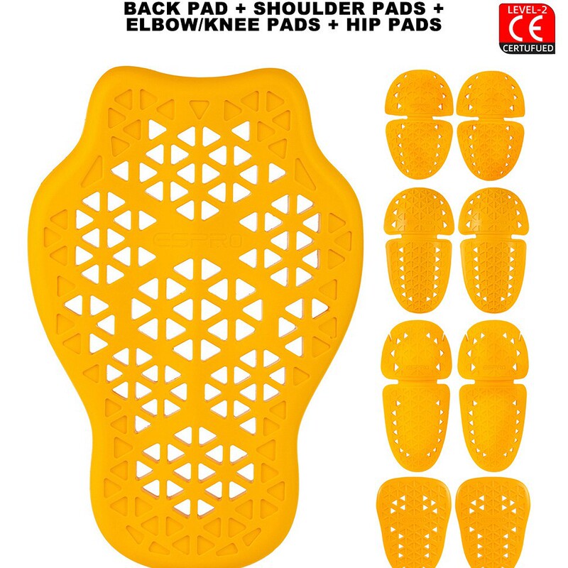 Motorcycle Riding Gear with Detachable Ce2 Level Slow-Rebound Built-In Protective Gear, Impact-Resistant Back Protector, Shoulder Protector, Elbow Protector, and Knee Protector Motorcycle Riding Gear with Detachable Ce2 Level Slow-Rebound Built-In Protective Gear, Impact-Resistant Back Protector, Shoulder Protector, Elbow Protector, and Knee Protector