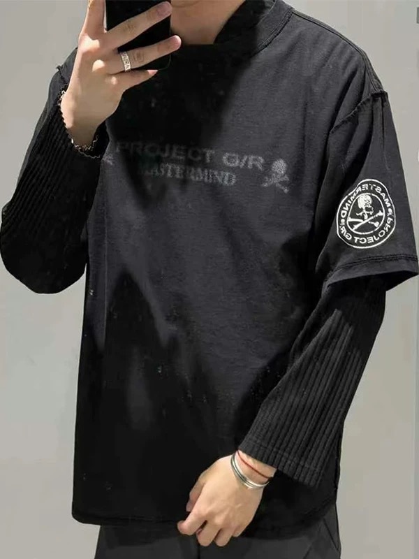 Summer T-shirt with a round collar for men and women