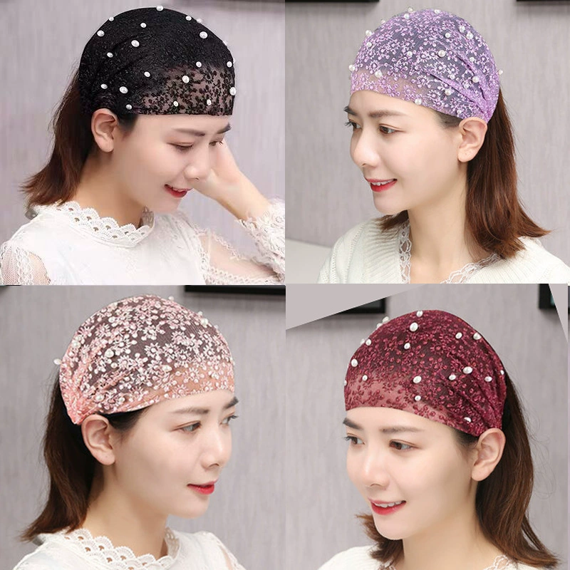 Фабрика прямых продаж кружевная крышка для сломанных волос с широким краем для волос