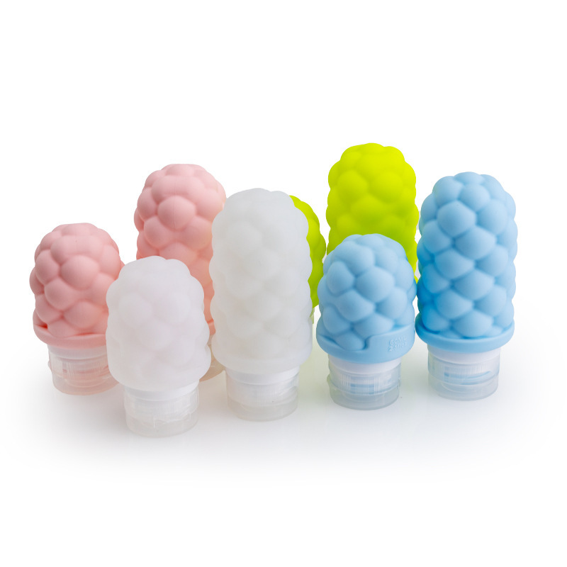 珊瑚礁款收纳瓶 户外旅行沐浴露乳液分装小样瓶 硅胶珊瑚礁分装瓶