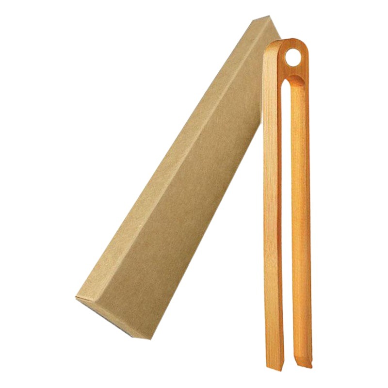 Amazon popular clip de comida de bambú con imán adsorción imán pan clip de bambú tostadora pinzas