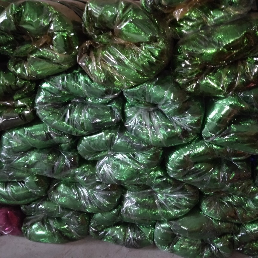 深黑色丝带金属红黄蓝三色段染飘带0.3cm宽度深橡皮红淡蓝色亮带