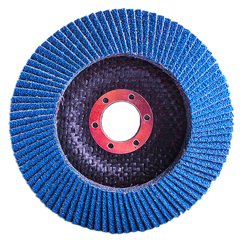 Molino de ángulo persiana hoja de pulido persiana acero inoxidable cobre aluminio hoja de pulido azul arena zirconio corindón paño plano