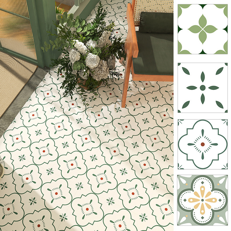 Nordic green small tile 300x300 wall tile bathroom tile kitchen floor tile garden balcony antique tile