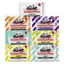 英国进口25g渔夫之宝无糖润喉糖薄荷糖清凉方便携带口气清新