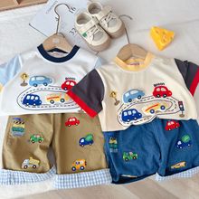 男童t恤夏25年新款miki短袖t恤女童上衣儿童夏装外贸童装一件代发