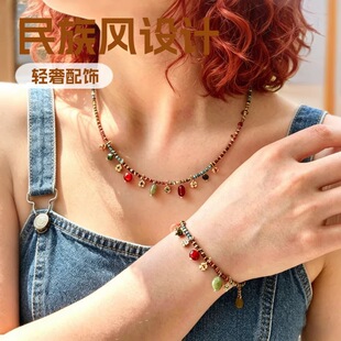 Ethnic ��Ƥ�L��ʯ���K���b �����ׁ���Ȼʯ��������會ɼ���