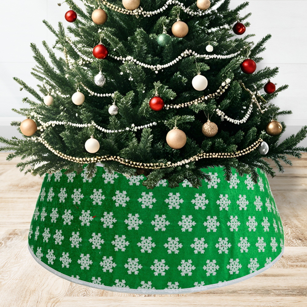 Nuevos copo de nieve de Navidad árbol de Navidad collar valla decoración escenas de diseño accesorios artesanías
