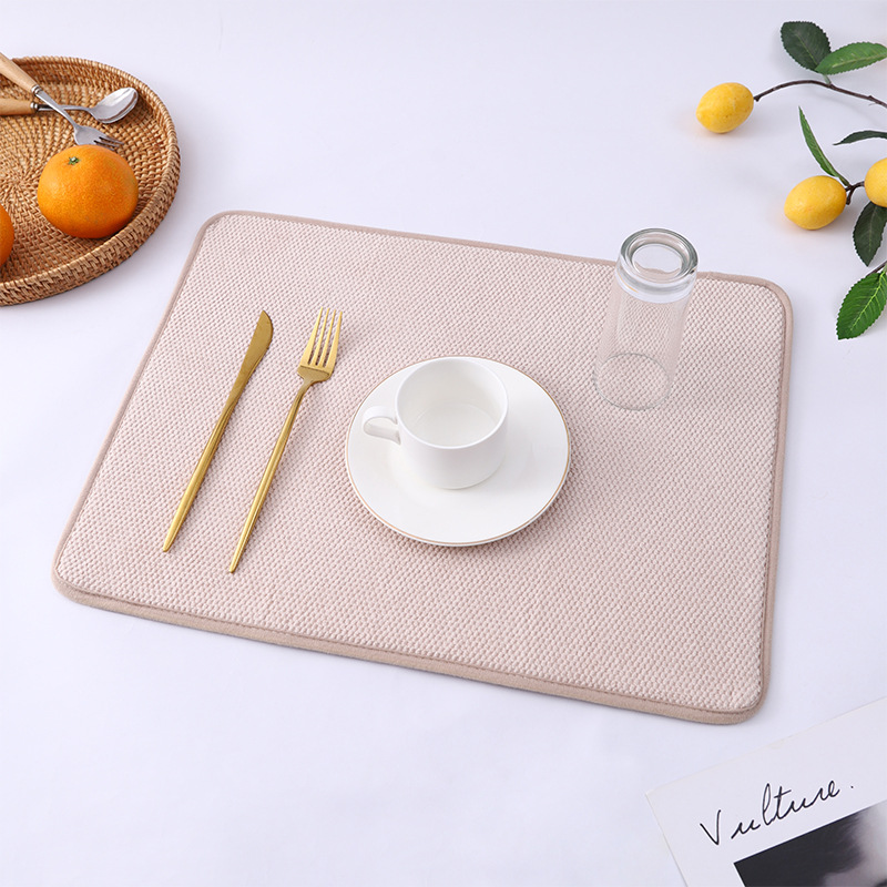 Superfibra transfronteriza mantel de secado rápido absorbente de agua, utensilios de cocina para el hogar, escurrir, secar, ollas, tazones, mariposas, secar, posavasos