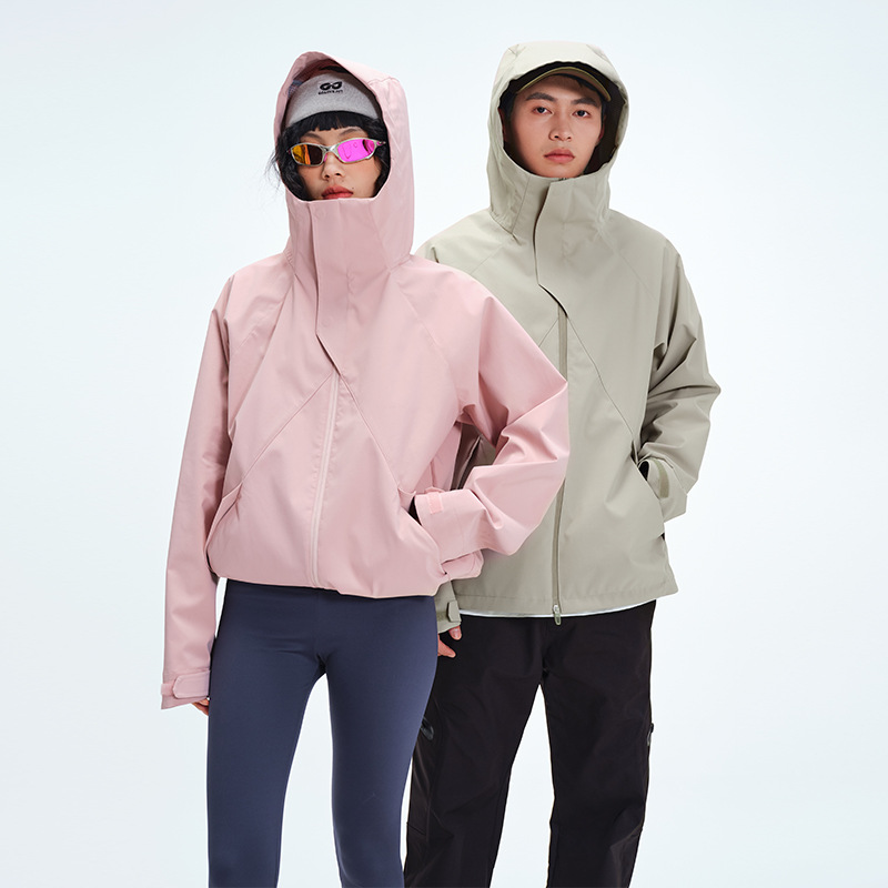 Niaojia Spring and Autumn Outdoor Soft Shell Jacket Windproof Women's Functional Three-Proof Windbreaker Men's Casual Mountaineering Jacket Trendy Jacket