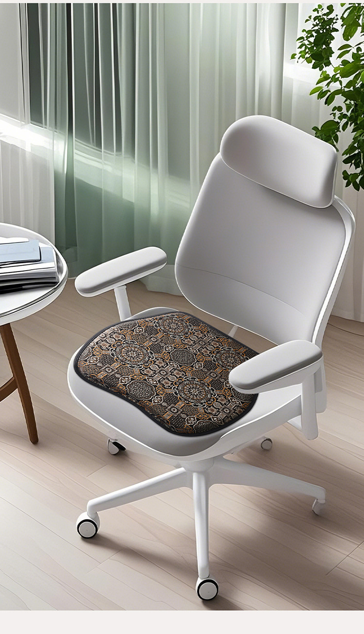 Casual Car Seat Cushion, Universal for All Seasons, Self-Driving Taxi Interior Decoration Cushion, Anti-Fouling and Stain-Resistant Butt Cushion, High-End