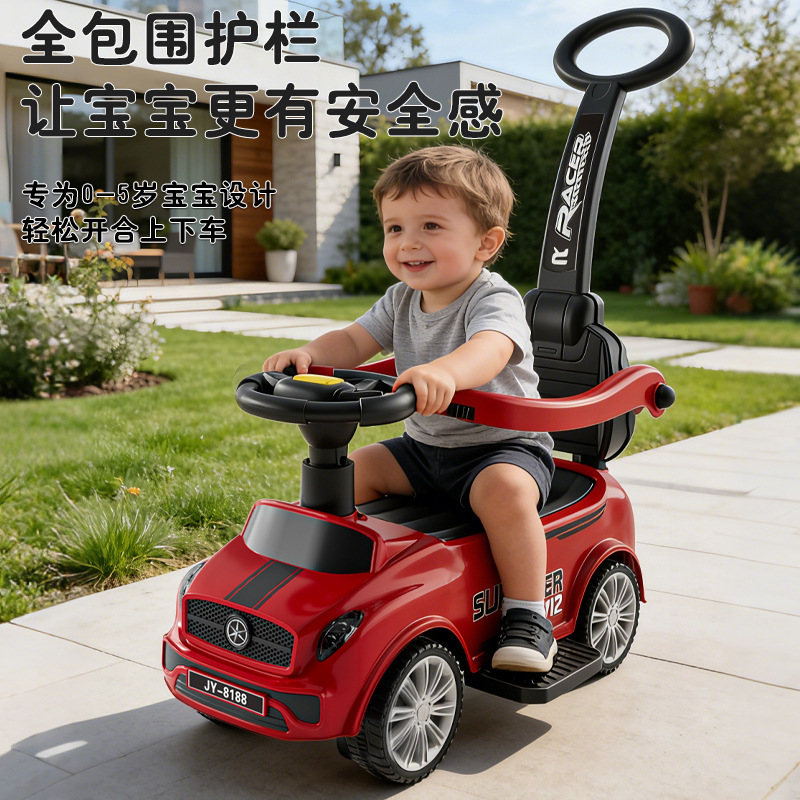 Niños de cuatro ruedas de torsión anti-rollback, artefacto mágico para niños de 1 - 5 años de edad, patina con empuje, se puede sentar y deslizarse