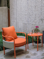 戶外桌椅組合北歐庭院藤編椅陽台小桌椅休閒茶几網紅藤椅室外家具