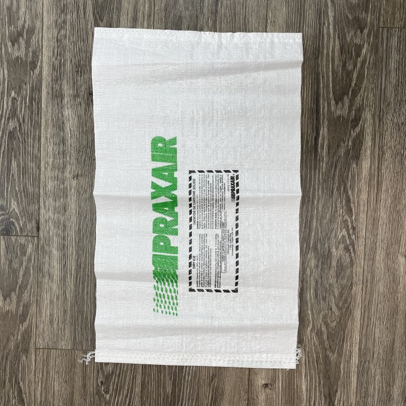 出口加拿大25kg印刷编织袋 白色挤丝布料 装卸防滑 美国核桃小袋