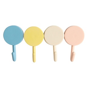 Door Hook Kitchen Non-perforated Non-marking Hook Nordic Style Round Mini Hook Strong Adhesive Hook Nail-free Hook