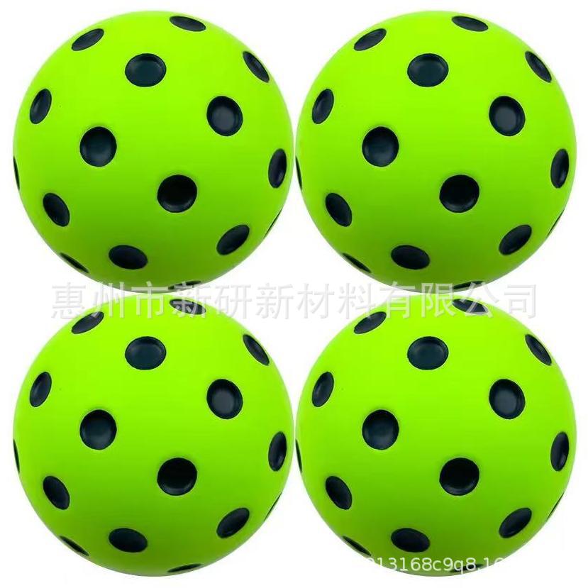 Silent Pickleball 40-Hole 74mm Pressure Ball Stress Relief Ball Indoor and Outdoor Soft Pu Foam Ball
