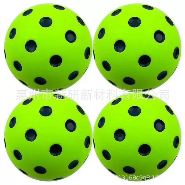 Silent Pickleball 40-Hole 74mm Pressure Ball Stress Relief Ball Indoor and Outdoor Soft Pu Foam Ball