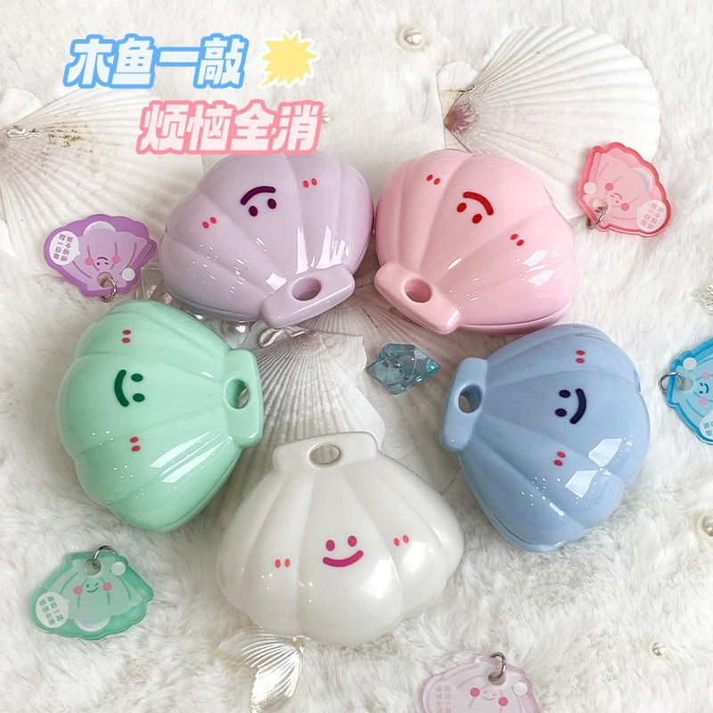 Shell Muyu 1 Buda Kapibala golpea y cura el artefacto de descompresión emocional Adornos de mesa mochila colgante