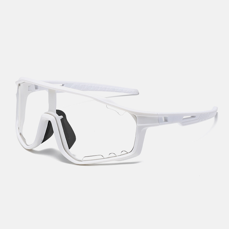 Sports Cycling Sunglasses Windproof Dustproof Colour Changing Lens_voghion.com