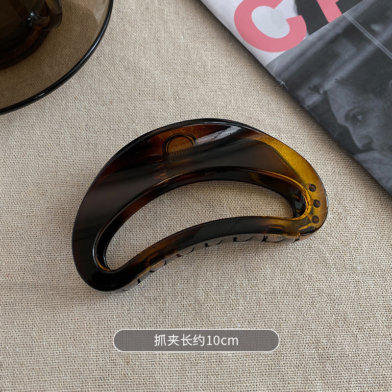 フランス式の酢酸高級感のサメの魚は女性の春夏の復古の気質の後頭部を挟みます。