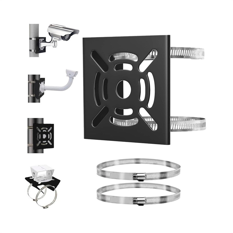 Side Pole Mount Stainless Steel Mounting Corner Bracket with