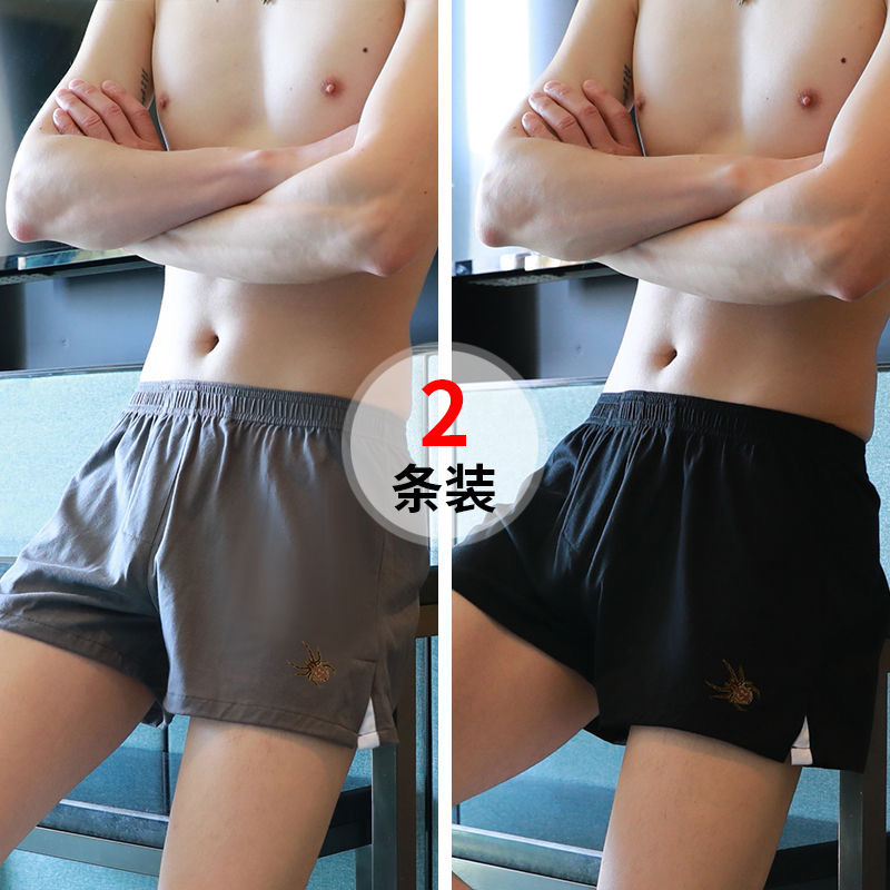 Pantalones interiores de algodón 100% de algodón, pantalones cortos de hombre, pantalones deportivos de alta calidad, pantalones de cuatro esquinas, pantalones de cabeza, pantalones de arro