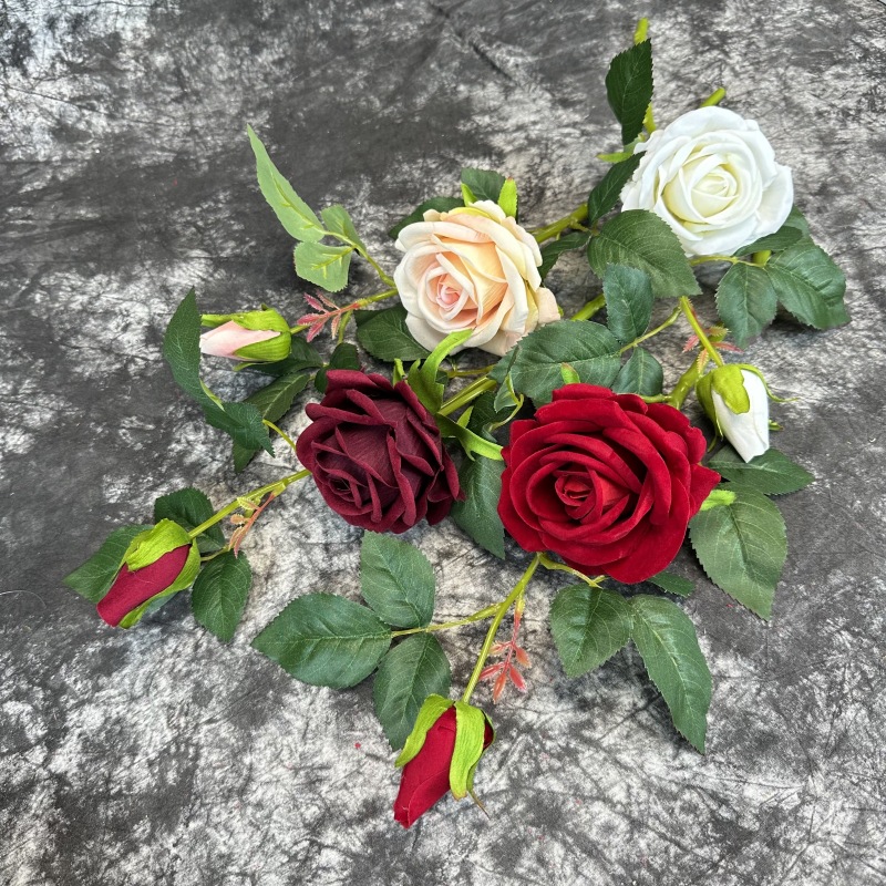 2 Blockbuilding Rose simulation flower Amazon artificial fake…