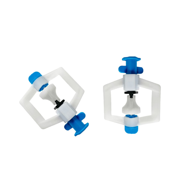 Aspersor Grande para Invernadero y Riego de Jardines, Rotación de 360 Grados, Ajuste Automático, Agrícola y Hortícola, Ahorro de Agua y Duradero.