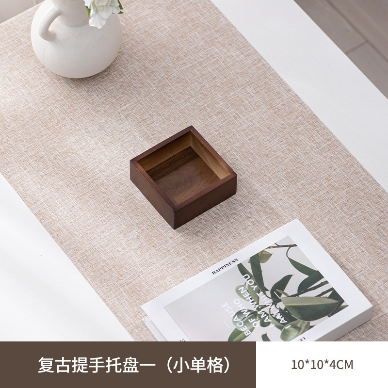 创意九宫格餐具商用火锅店烤肉店牛肉蔬菜拼盘子竹木托盘分格餐盘|undefined