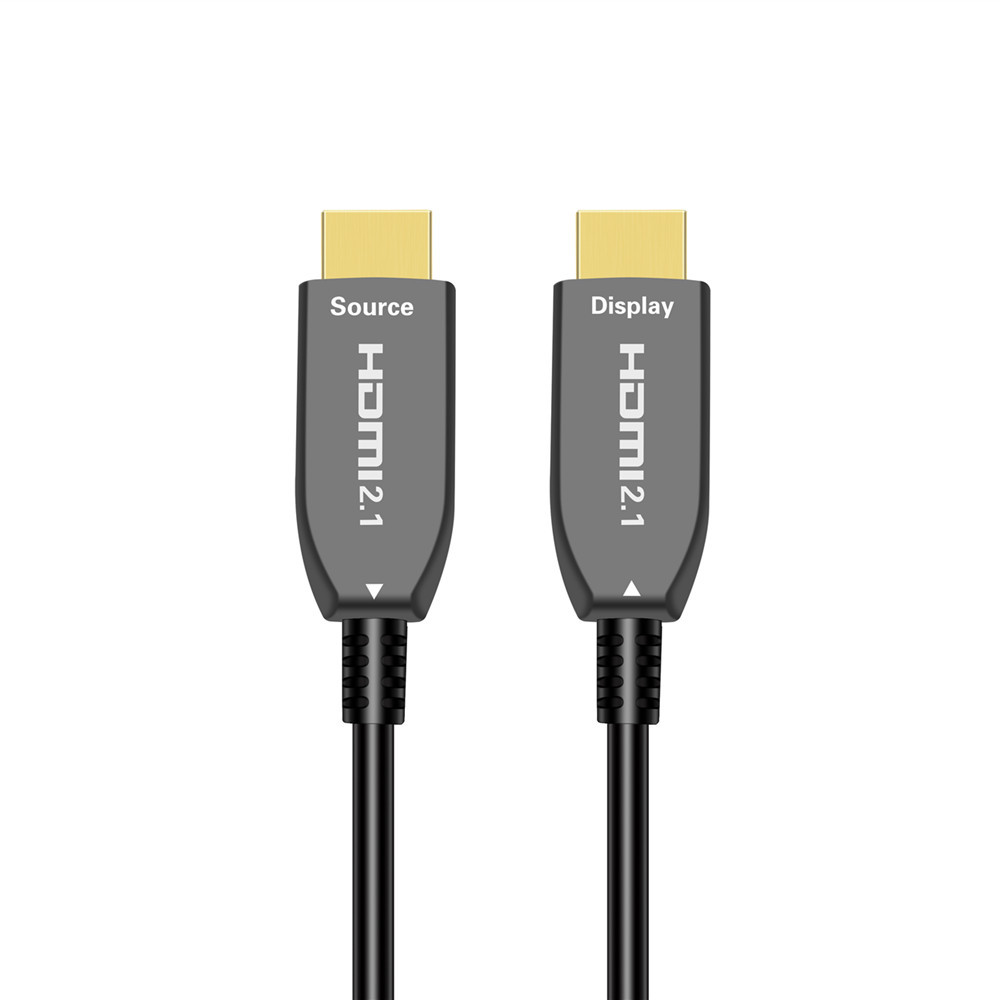 HDMI2.1光ファイバーケーブル 8K高画質 4K高リフレッシュレート240Hz 建築工事埋め込み用 テレビ・パソコン・プロジェクター用 延長