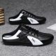 Half-Tow Pea Shoes Men's Low-top Shoes Fashionable Casual Korean Style Lazy Foot Slip-on Flat Non-slip Driving