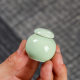 Mini Pocket Ceramic Small Jar Medicinal Powder Fragrant Paste Sub-packaging Small Porcelain Bottle with Lid Sealed Storage Jar Portable Paste Box