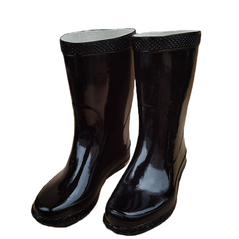 20KV高压绝缘靴 防滑耐磨橡胶底 电力检修专用