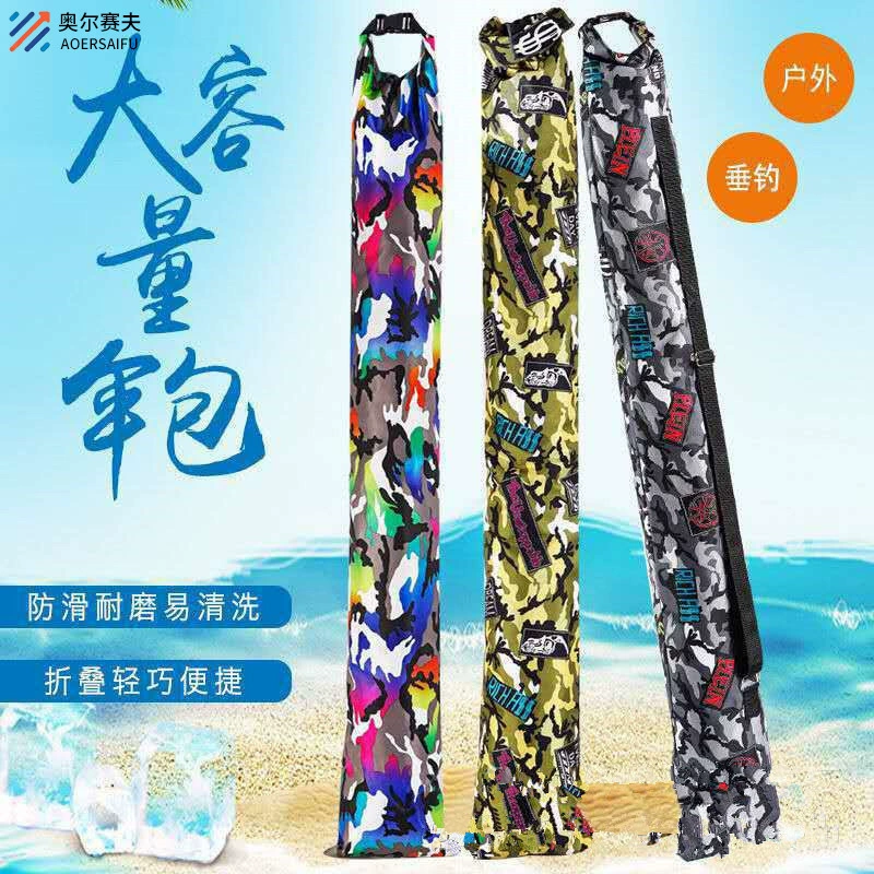 Новая многофункциональная складная сумка для удочки на открытом воздухе легкая сумка для хранения рыболовных снастей большой емкости сумка Luya Rod оптом