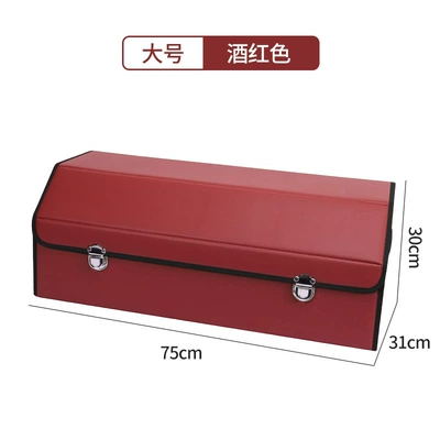 Storage Box Car Storage Good | Car storage bag/box - wine-red-large-753130cm