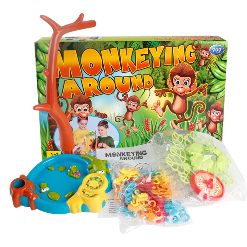 Amazon niños educativos ciencia y educación juguetes mono swing multi-Persona juego de mesa interactivo ocio juguetes fábrica al por mayor