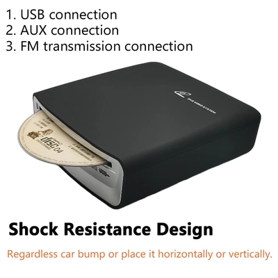 Car CD player lossless USB connection, in-dash CD