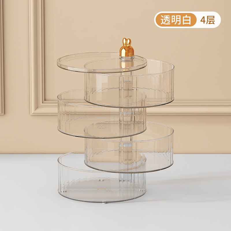 투명한 흰색 4겹