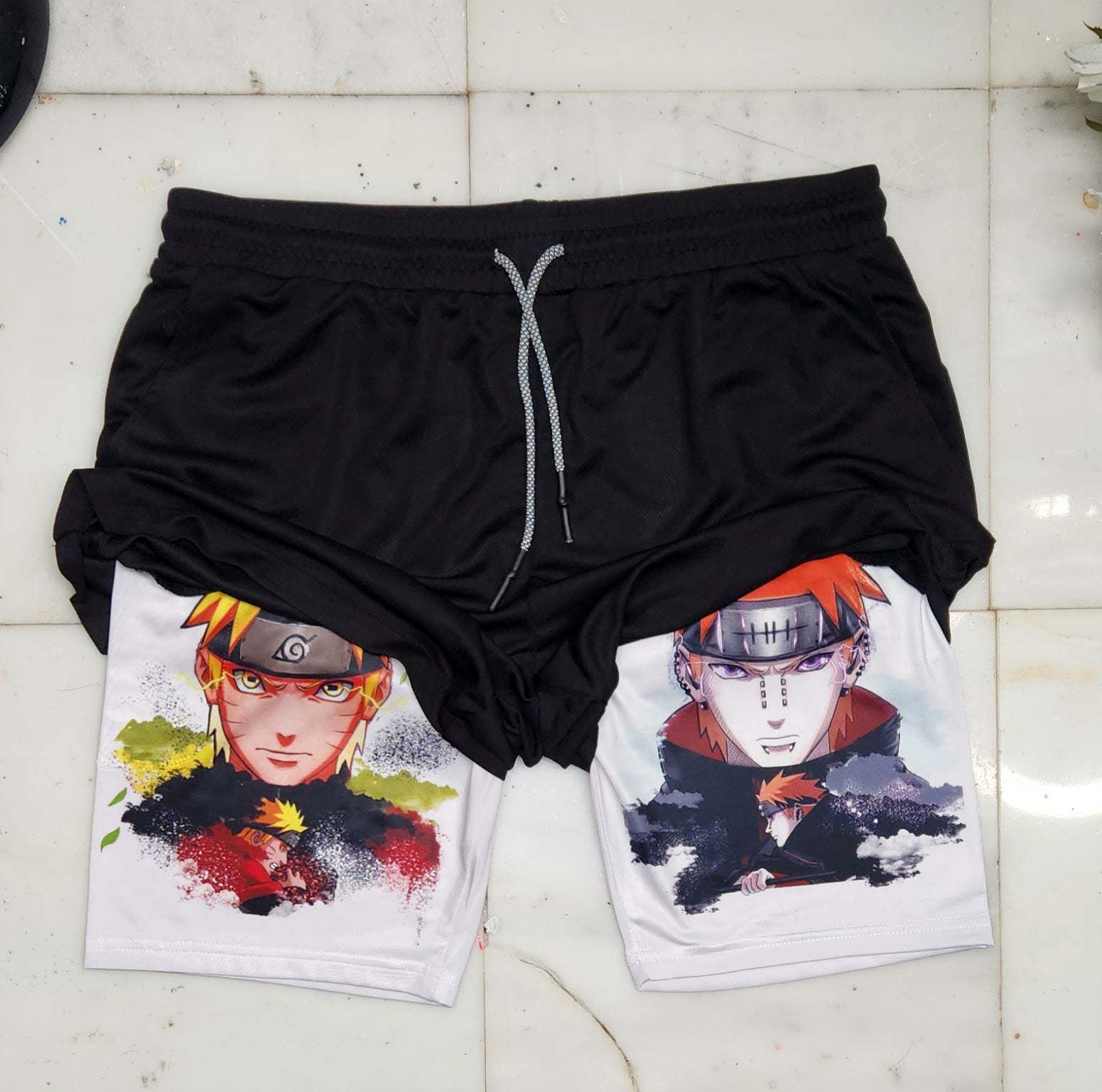 Anime Pattern Shorts 4