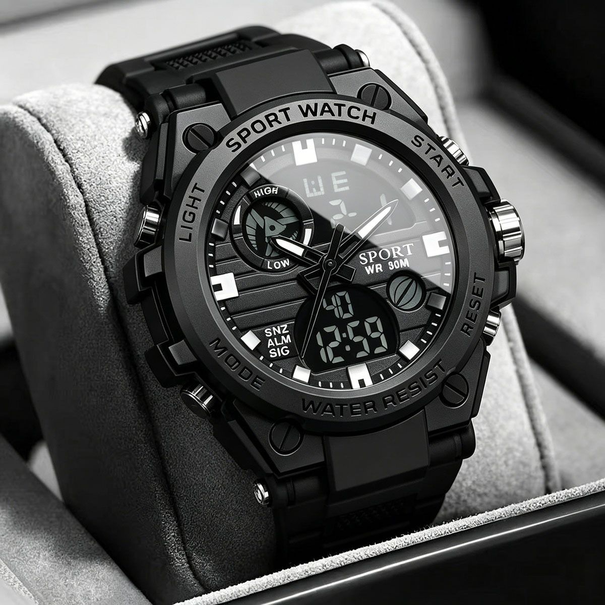 sports waterproof universal digital watch for students