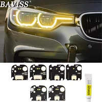 Применимо к 16-19 BMW 3 серии F30 лимонно-желтый F35F31 320325 330 335 Золотой глаз дневной свет