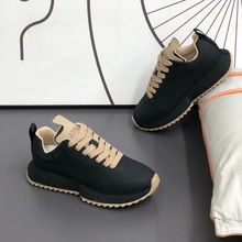 新款冬季上新男鞋时尚百搭潮流印花休闲厚底增高包底舒适休闲男鞋