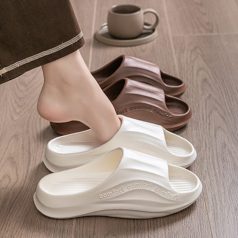 Popular Eva Anti-Odor Slippers for Men, Summer Indoor Non-Slip Bathroom Silent Quick-Dry Home Slippers for Women