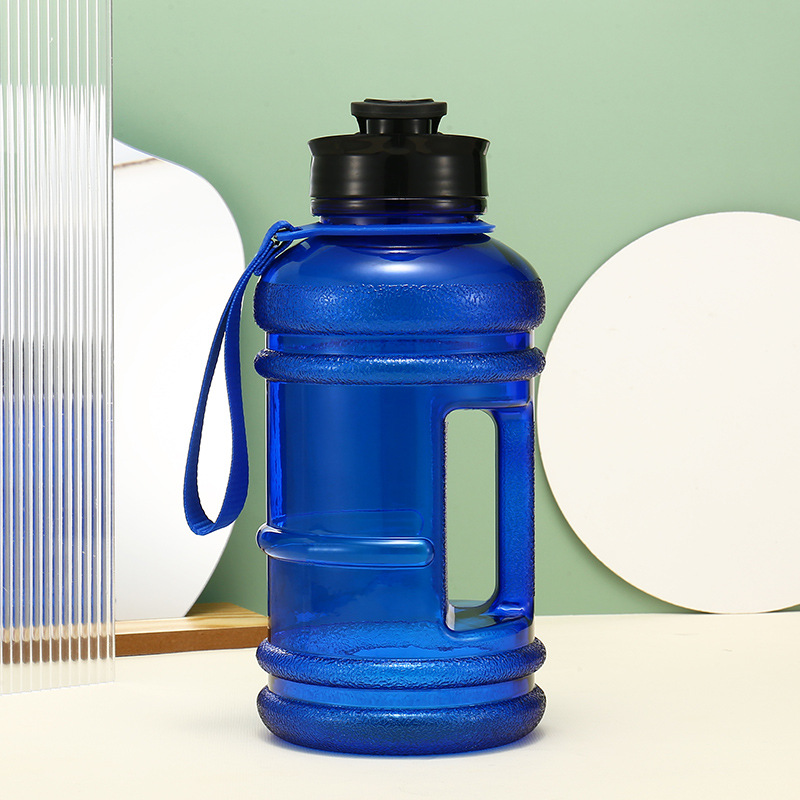 Personalizable gran capacidad deportes hervidor fitness taza de agua al aire libre camping taza de agua con mango Internet celebridad tonelada cubo