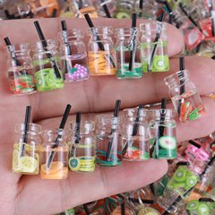 diy玻璃水果切片 手工奶油膠手機殼冰箱貼水杯貼美甲兒童髮夾裝飾