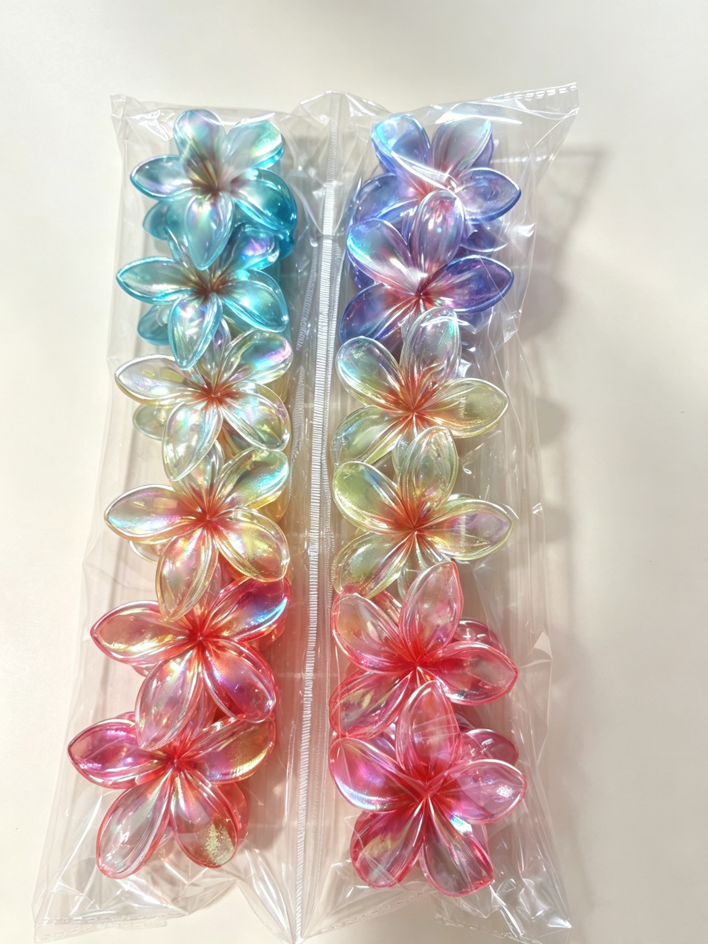 Vacancias de verano transfronterizas huevo flor clip para el cabello de mujeres tarjeta de sensibilidad avanzada 2026 nuevo conjunto de adornos para el cabello de flores laterales image 24