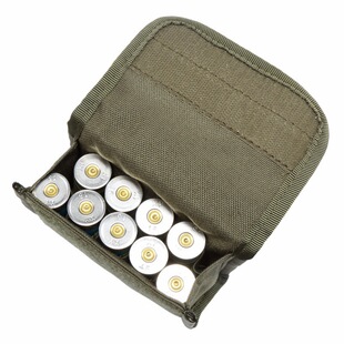 Amazon 10-Hole Outdoor Multi-Functional 12g Storage Bag Tactical Molle Accessory Bag Multi-Functional Waist Bag