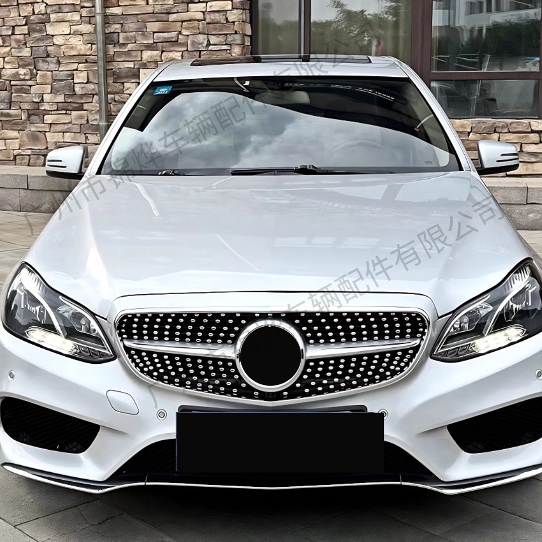 Suitable for 2013-2015 Mercedes-Benz E-Class W212 Modified Front Face Grille Gt Starry Sky Style Front Bumper Air Intake Grille