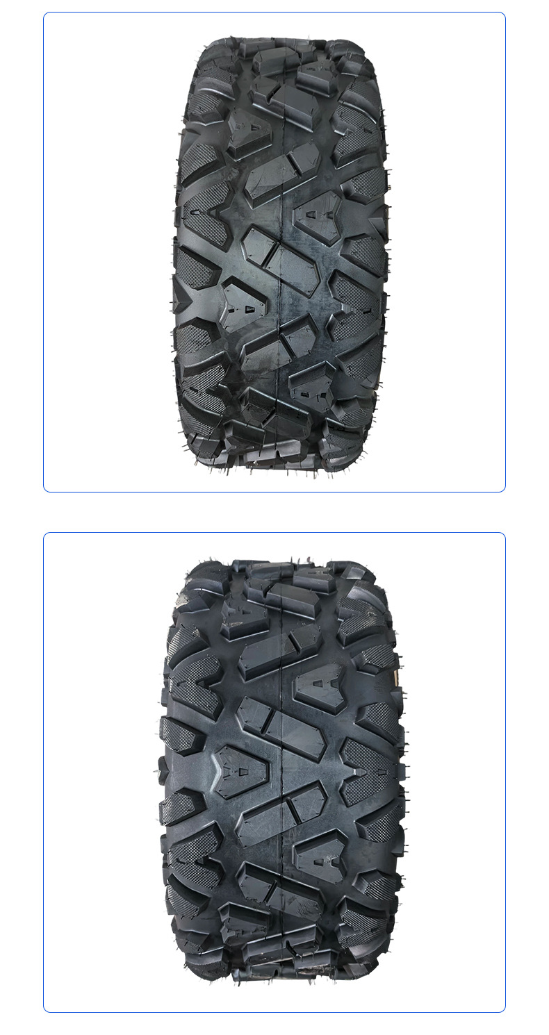Modified four-wheel go-kart beach car with front 26x9-14 and rear 26x 11-14inch off-road A-flower vacuum tires and rims