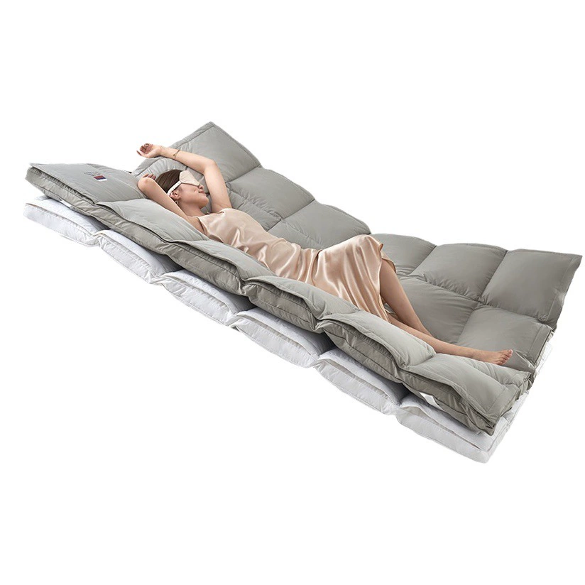 Фабрика поставляет вниз тюфяк проложенный тюфяк валика гусиного пуха двойной тюфяк складной татами пятизвездочный отель